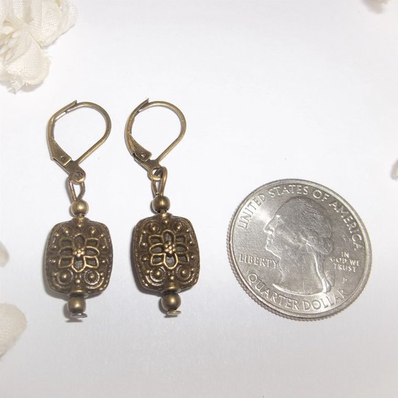 Boho Dangle Earrings Beaded Lever Back Dangly Style Handmade Jewelry Set D352 - Picture 2 of 8